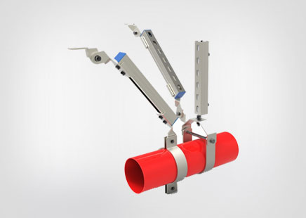 单根管道双向刚性抗震支吊架