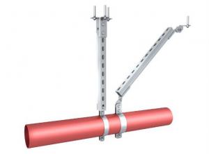 单根管道侧向刚性抗震支吊架